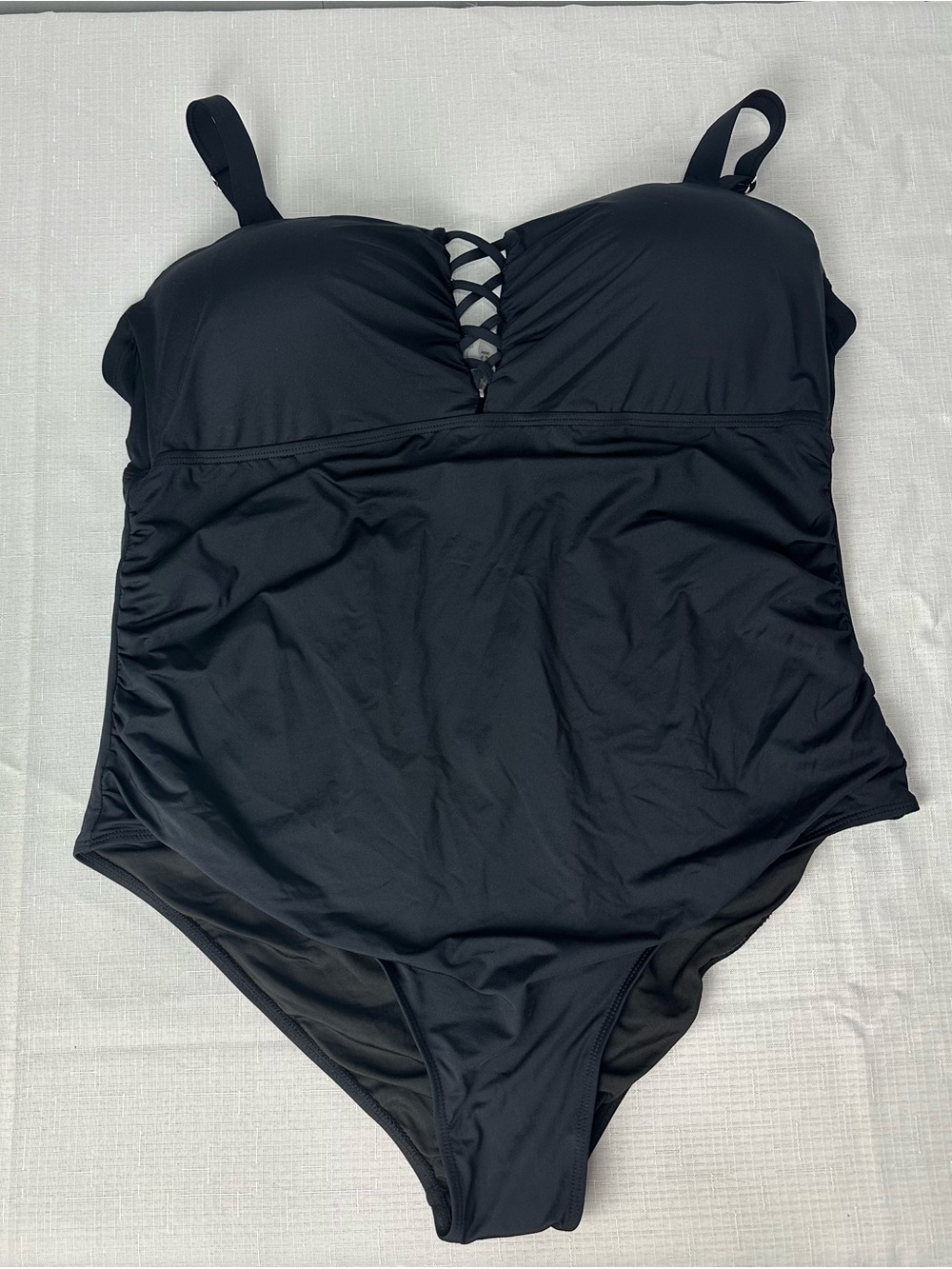 NWT Daci Black One Piece Size 24W